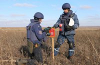 В районе разведения войск возле Петровского нашли 89 взрывоопасных предметов 