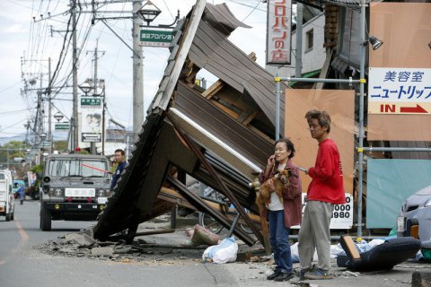 В Японии подсчитали число погибших и раненых при серии землетрясений (обновлено)