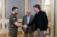 Зеленський у Києві зустрівся з головами обох палат парламенту Ірландії 