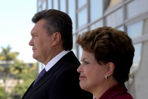 Янукович за обедом поверил в успех украинско-бразильского партнерства