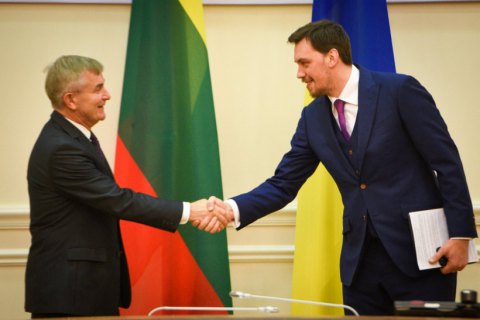 Гончарук и глава сейма Литвы обсудили недопустимость реализации "Северного потока-2"