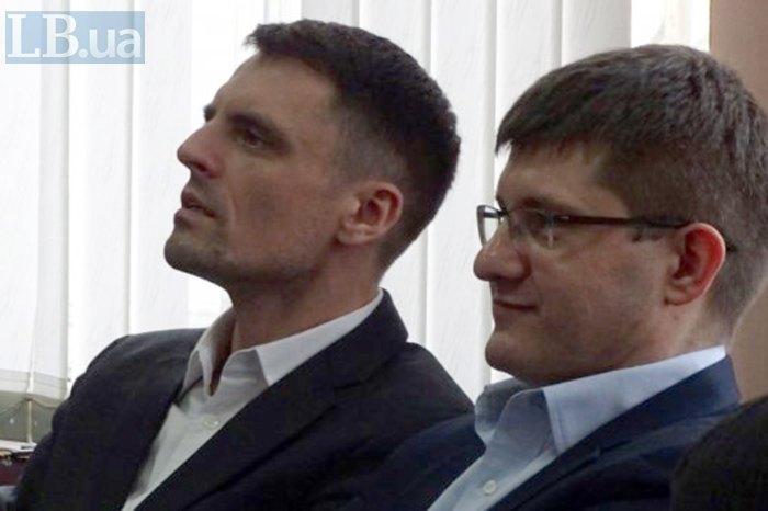 Прокурори Валентин Мусіяка та Максим Кравченко (зліва направо)