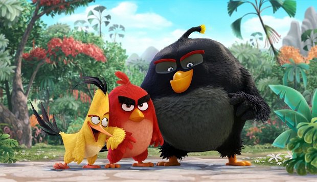 Кадр из мультфильма Angry birds