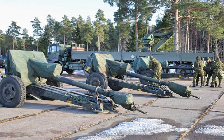 Естонія передала Україні гаубиці, протитанкові міни та гранатомети
