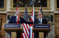 Трамп розкритикував Стармера через відмову Британії підтримати удари по Ірану