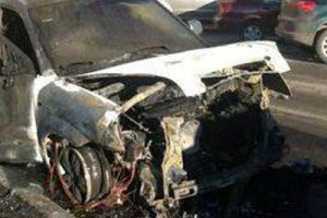 Неизвестные сожгли автомобиль одного из активистов Налогового майдана 