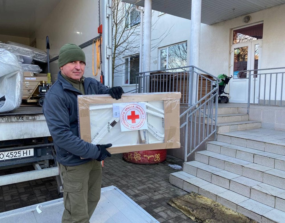 Закарпатська організація Товариства Червоного Хреста Україні облаштовувала прихисток у Дубриничах