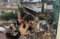 В результате обрушения дома в центре Львова погиб 17-летний парень