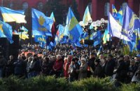 Во Львове "Свобода" в палатках требует освободить своих депутатов из СИЗО