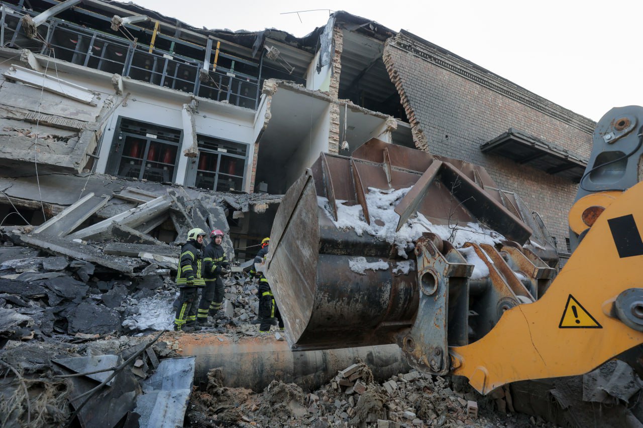 Одна з київських ТЕЦ, яку атакувала РФ