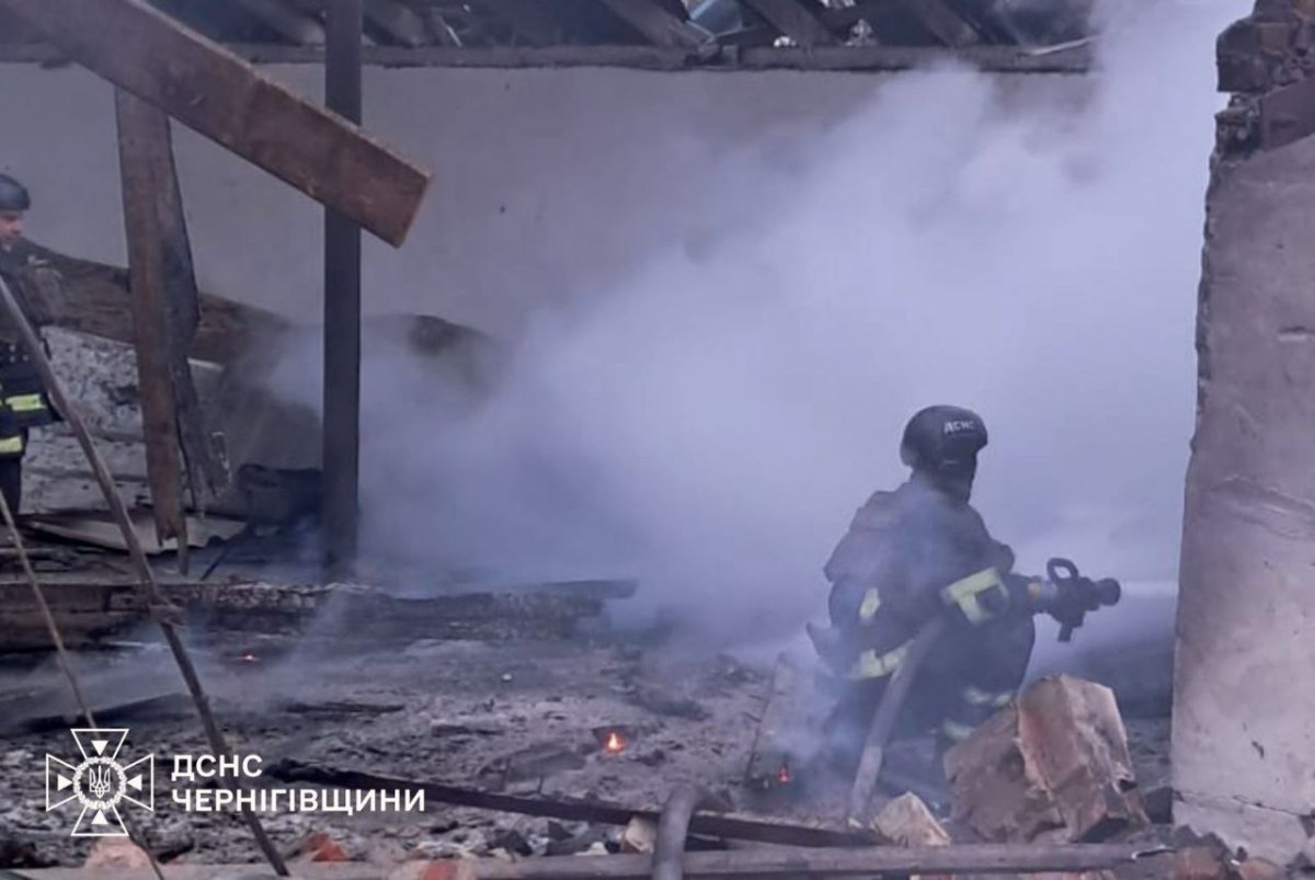 Наслідки обстрілу Чернігівщини