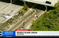 У Флориді літак впав на залізничні колії
