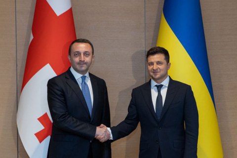 Зеленский встретился с премьер-министром Грузии