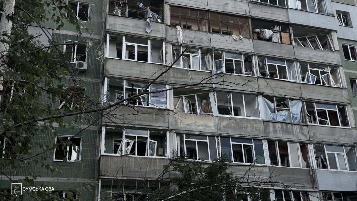 Наслідки російської атаки у Сумах 