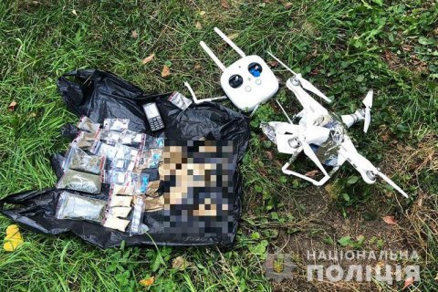 Полиция задержала мужчину, который пытался квадрокоптером доставить наркотики в Лукьяновское СИЗО