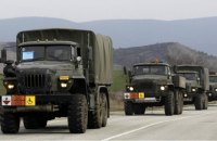 Російські військові вивозять сім’ї із Криму в Росію