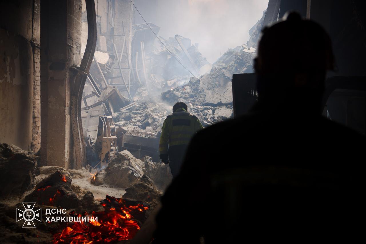 наслідки удару РФ на Харківщині