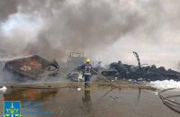 Внаслідок атаки на Одеську область пошкоджено припортову інфраструктуру і зерносховище. Поромну переправу до Румунії зупинили