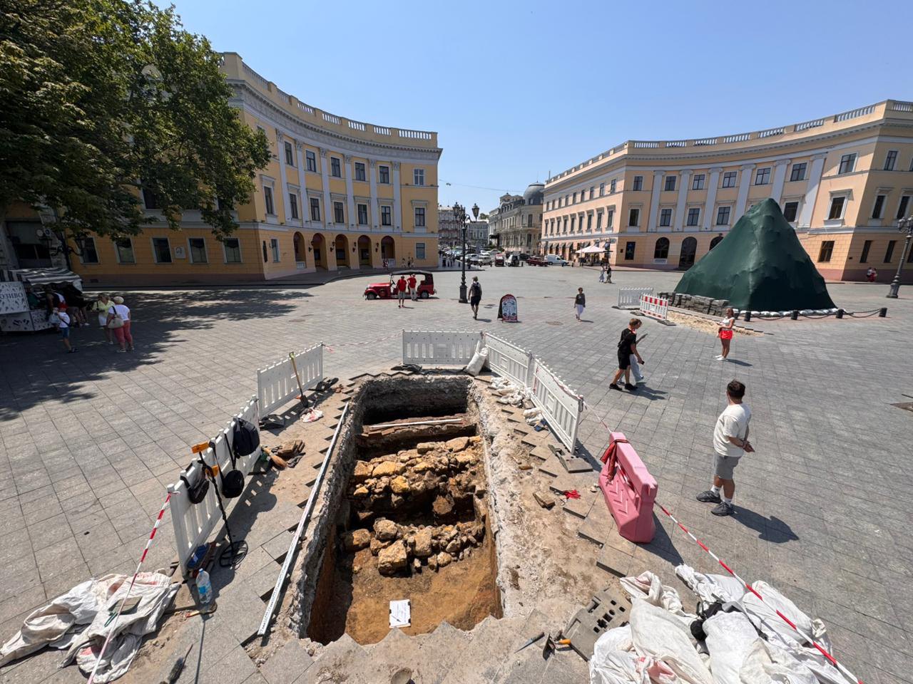 Під час розкопок
