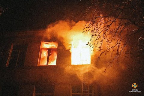 В Тернопольской области горела сельская школа