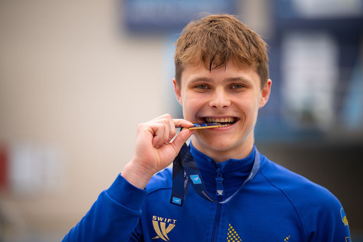 Олексій Середа із золотом Чемпіонату Європи