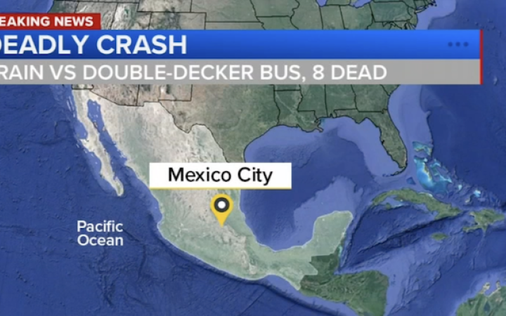 У Мексиці поїзд врізався в пасажирський автобус. Загинули 10 людей