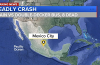 У Мексиці поїзд врізався в пасажирський автобус. Загинули 10 людей