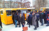 Во Львове из-за морозов не выехали на маршруты половина автобусов