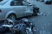 ДТП в Киеве: 24-мотоциклист погиб по вине водителя Chevrolet Aveo