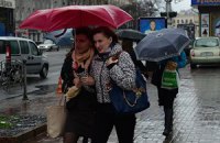 В субботу в Киеве небольшой дождь