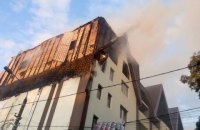 В Киеве произошел пожар в строящемся ЖК "Ясногорский"