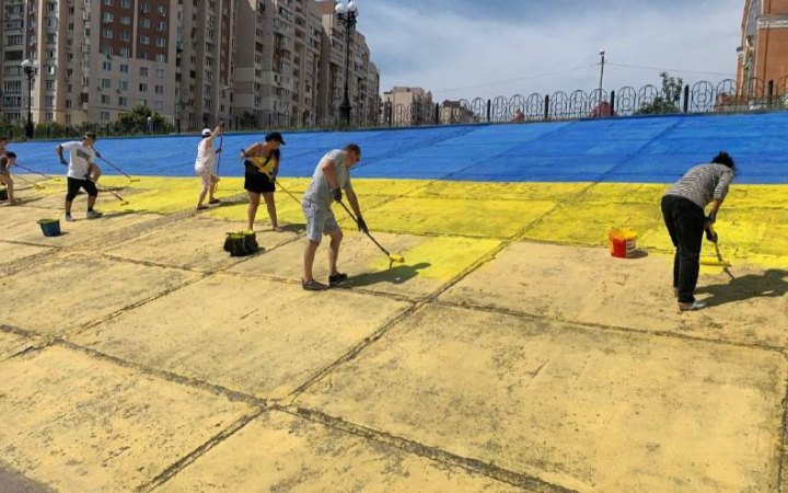 В Києві відновили прапор з Національного реєстру рекордів України