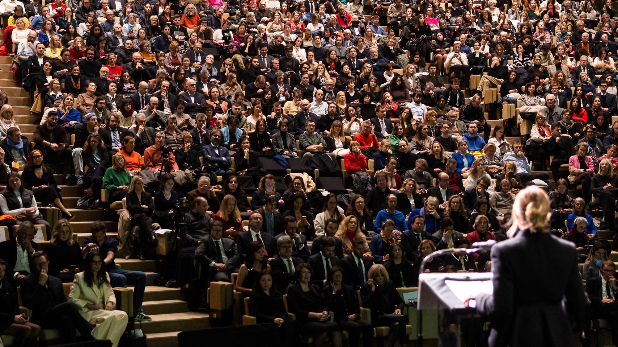 Виступ Олени Зеленської в Театрі де ла Віль