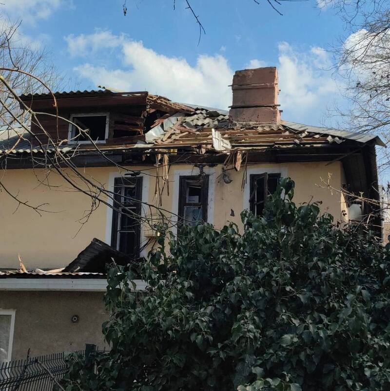 Наслідки обстрілів Чорноморська росіянами