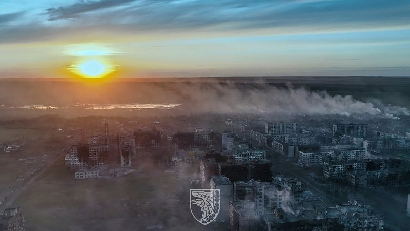 Зруйнований Бахмут, травень 2023 р