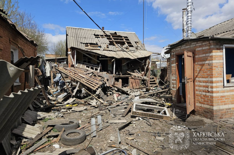 Наслідки обстрілу Богодухова