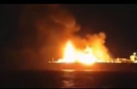 В Середземному морі загорівся російський газовий танкер