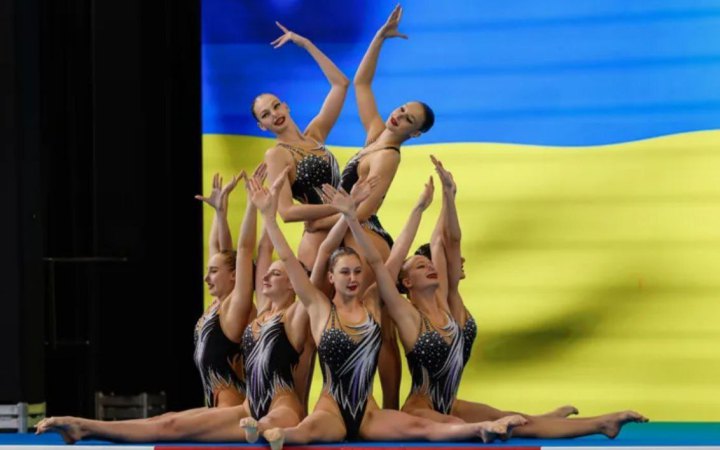 Збірна України з синхронного плавання виборола «срібло» на Чемпіонаті Європи