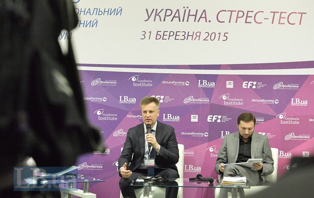 Валентин Наливайченко и Юрий Стець, министр информационной политики 