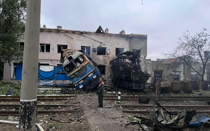 У Одесі через атаку ворога поранений машиніст потяга