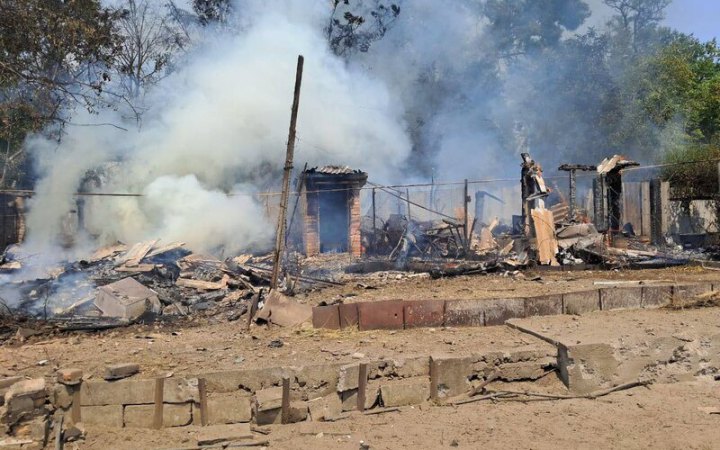 Ворог обстріляв сьогодні Нікопольський район з артилерії та дронів