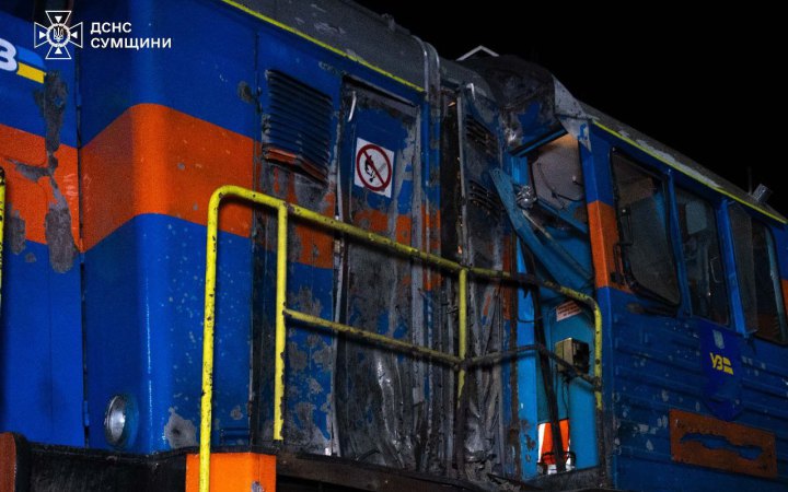 Внаслідок дронової атаки на Сумщині постраждали двоє працівників залізниці