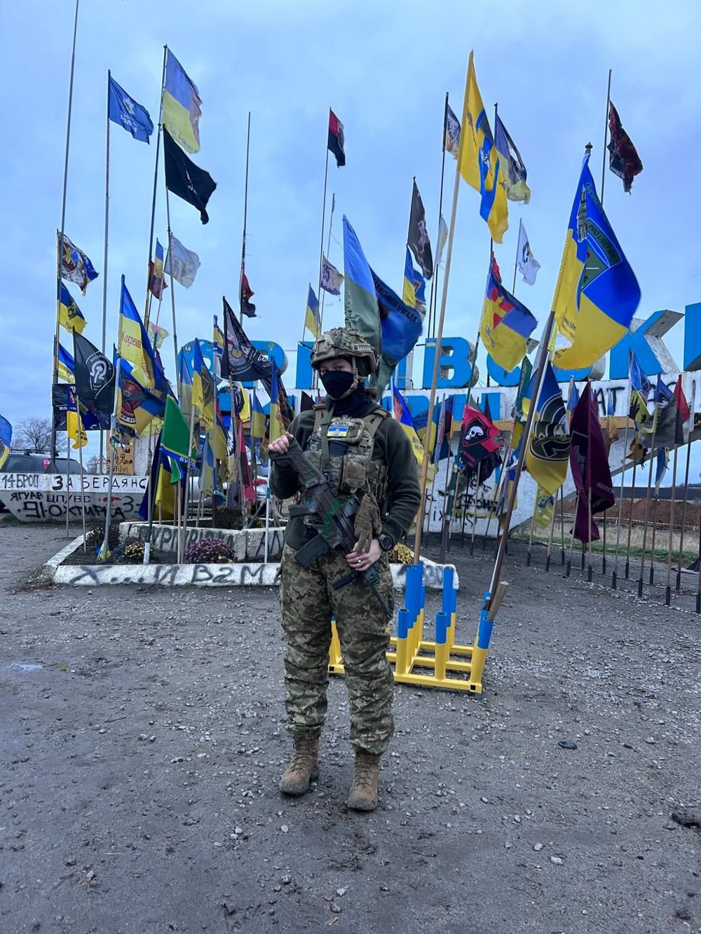 Клементина Квіндт під час служби, Запорізька область