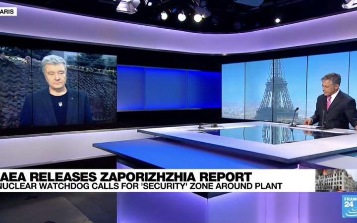 Порошенко про звіт МАГАТЕ: не вистачає позиції про виведення російських військ з ЗАЕС