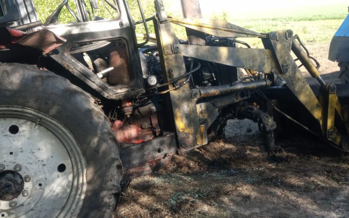 ​На Харківщині на вибуховому предметі підірвався трактор