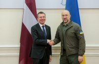 Президент Латвії зустрівся з прем'єр міністром України Шмигалем