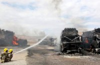 Талибан подорвал 22 грузовика НАТО на севере Афганистана