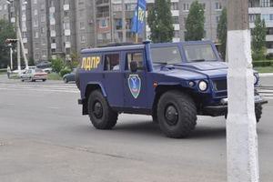 Военный джип Жириновского прорвался через границу в Луганскую область 