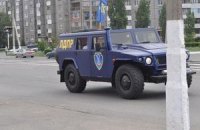 Военный джип Жириновского прорвался через границу в Луганскую область 