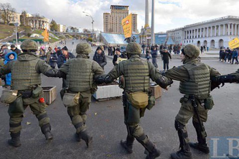 Из-за акций протеста на улицы Киева выведут 5 тыс. полицейских 